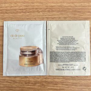 2X Bundle Clé de Peau Precious Gold Vitality Mask 5mL .18oz ea